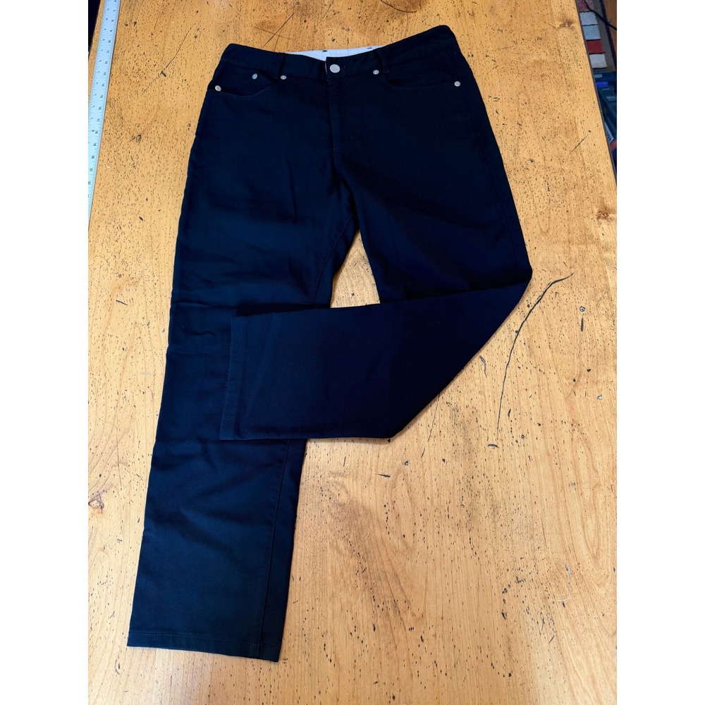 Outlier Slim Dungarees Size 31 Black Workcloth Technical Performance Pants Mens